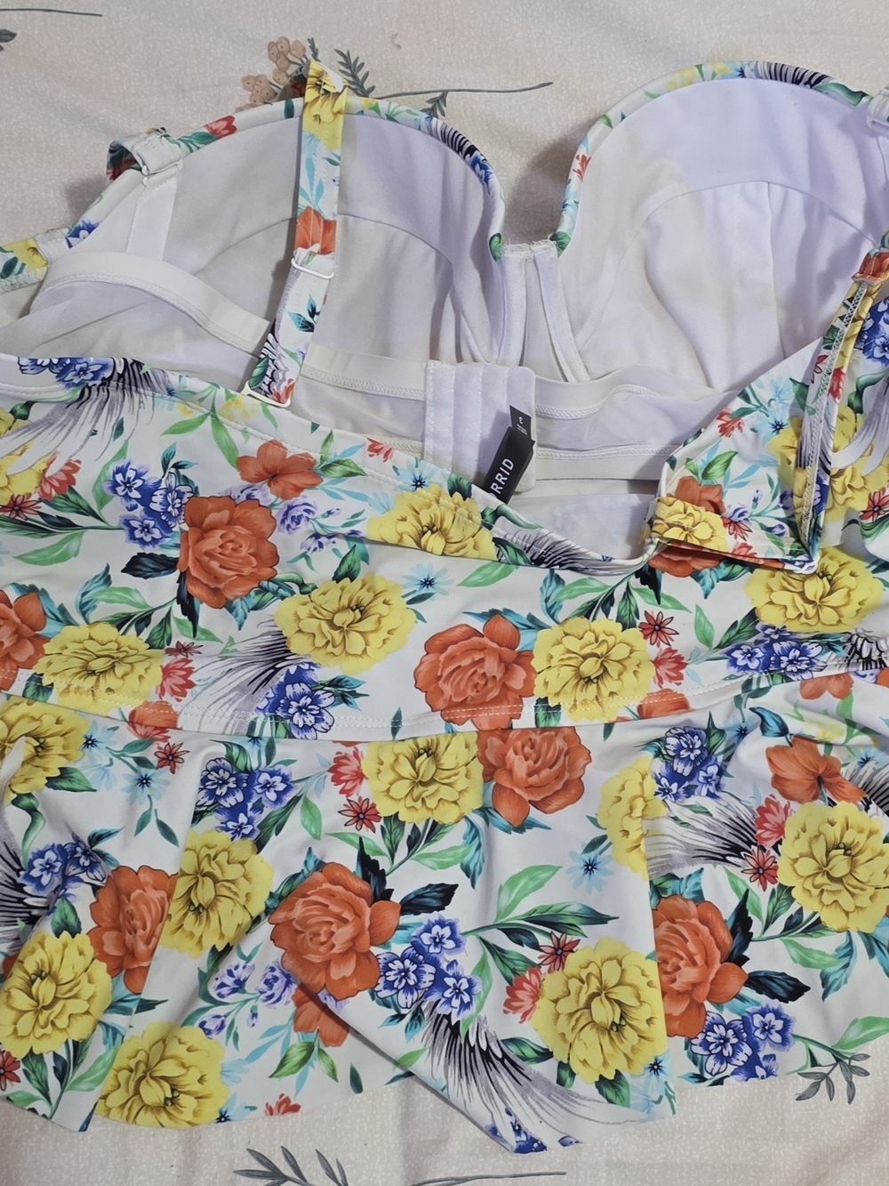torrid Floral Swim Top - Picture 4 of 7